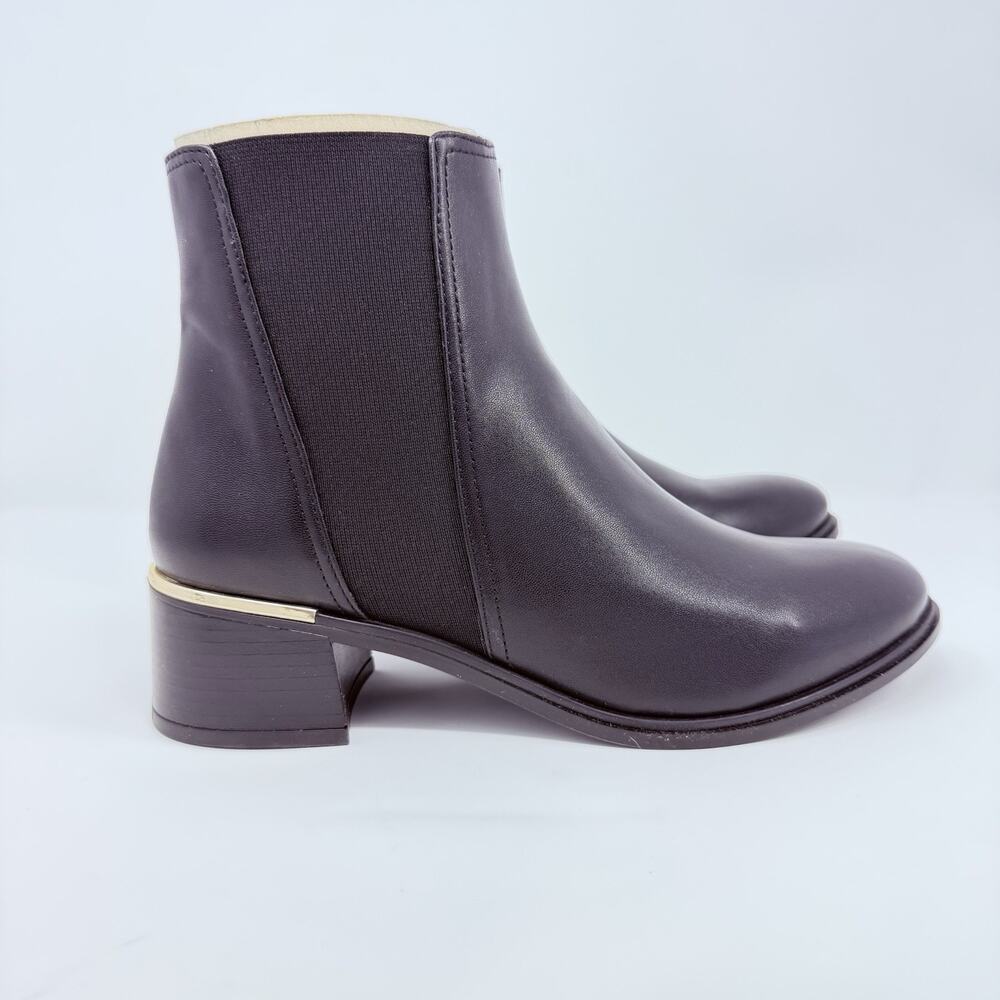 Italiana Bentley Black Chelsea Ankle Boots Women’s Size 9.5M New